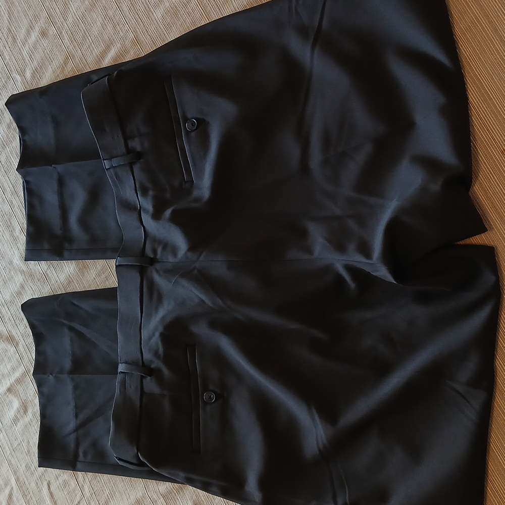 Haggar Men's Dark Brown dress pants 40/32 - Picture 6 of 6